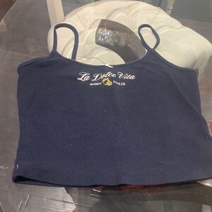 Garage Dolce Vita Dark Blue Camisole Top